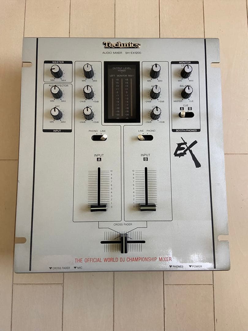 整備済み　Technics sh-ex1200DJミキサー