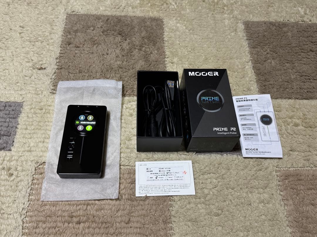 早者勝ちMooer ムーアー Prime P2 Black マルチエフェクター