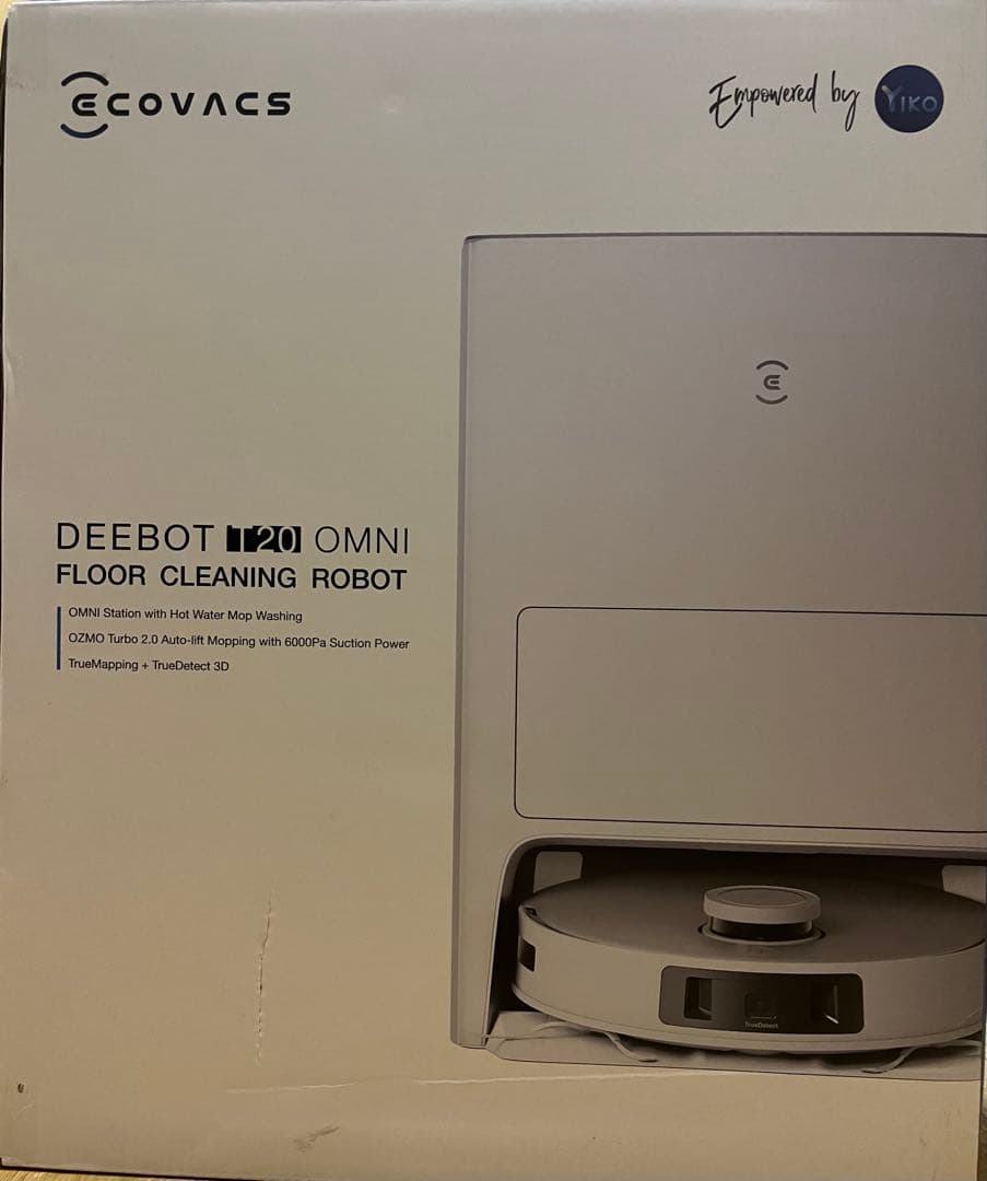 【新品未開封】ロボット掃除機ECOVACS DEEBOT T20 OMNI ①