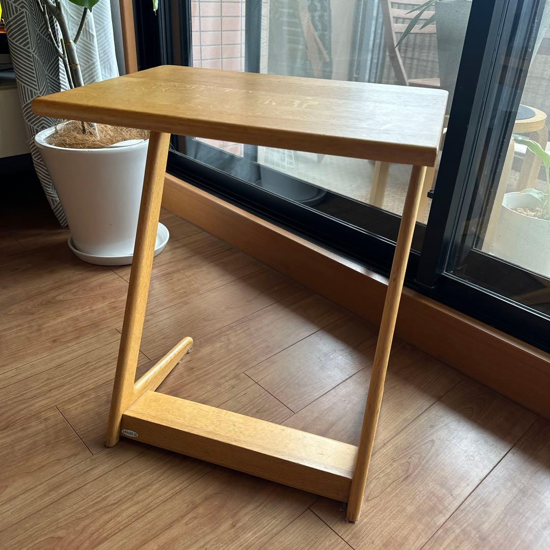 ナラ無垢材 サイドテーブル JOYSTYLE 天然木 ソファ用 北欧