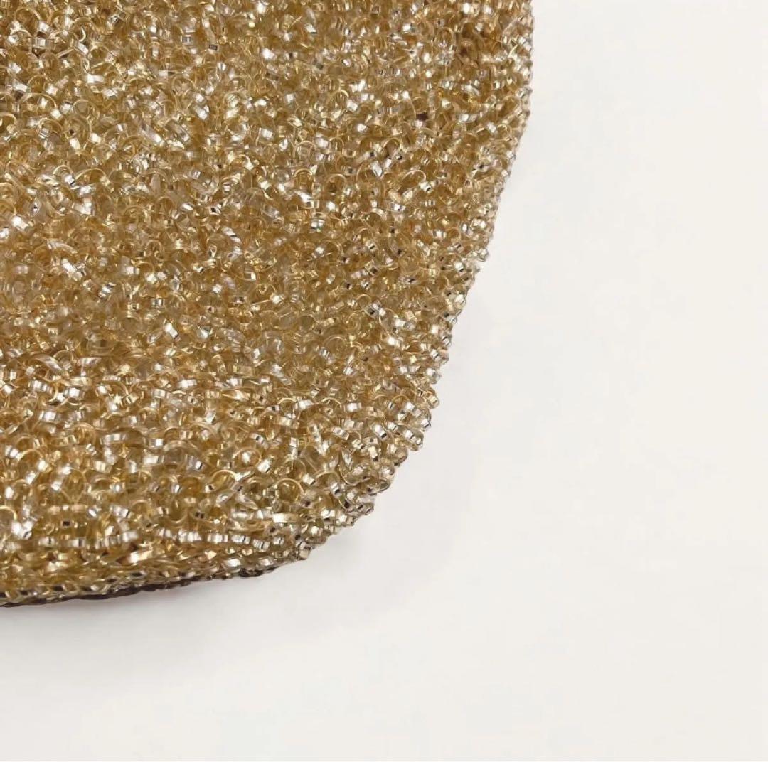 アンテプリマ バスケット シルバーゴールド ワイヤーバッグ