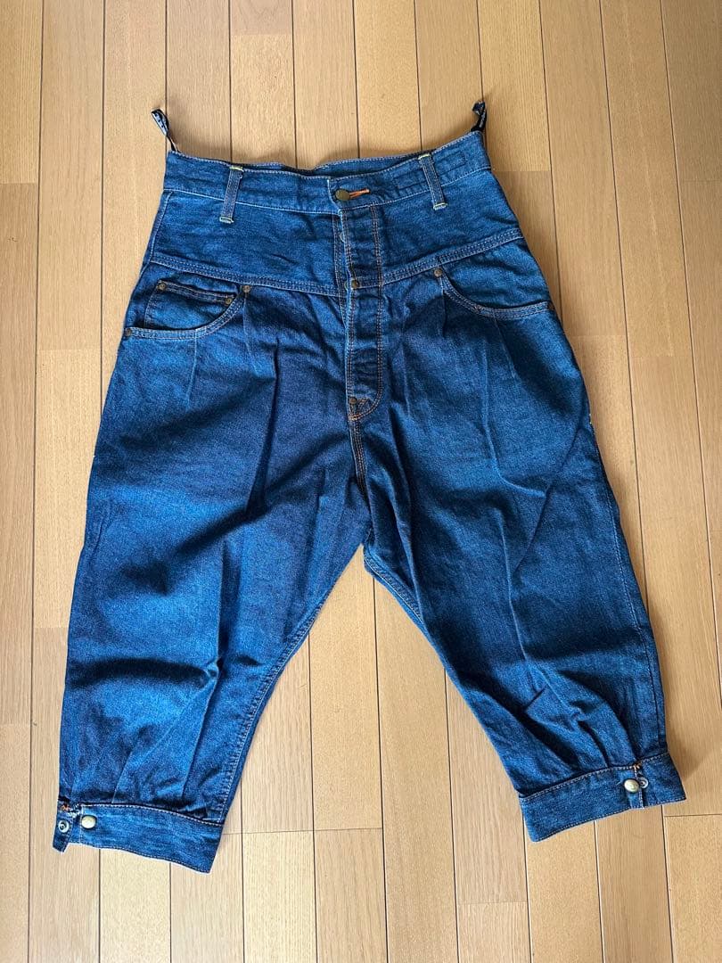 （週末限定値下げ）メルシーボークー×Lee サルエルクロップド丈パンツ