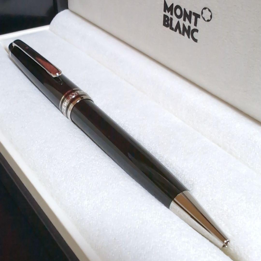 【未使用品♪】 モンブラン 164 ボールペン プラチナ × ブラック