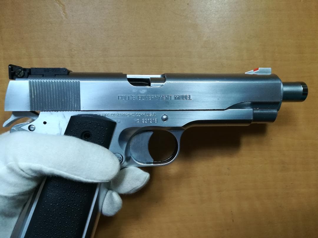 ⊕国際　ガバメントシルバーガスガン★ジャンク