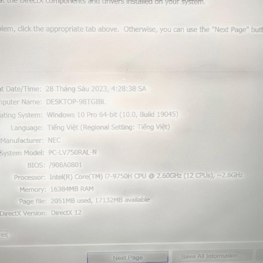 LAVIE ノートPC 大画面 日本語キーボード i7-9750