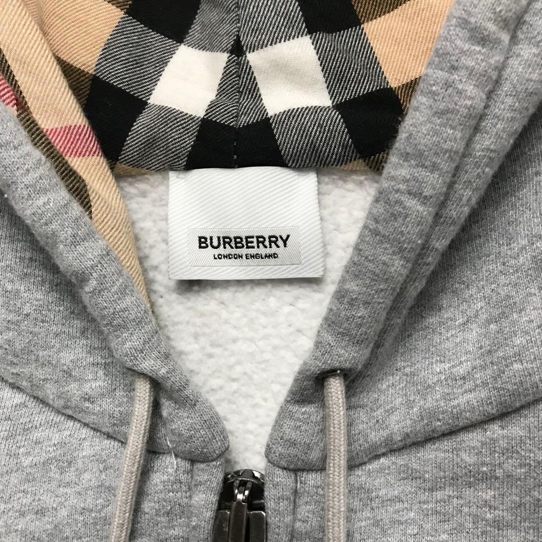 美品　現行　BURBERRY ノバチェック　ジップパーカー　XL