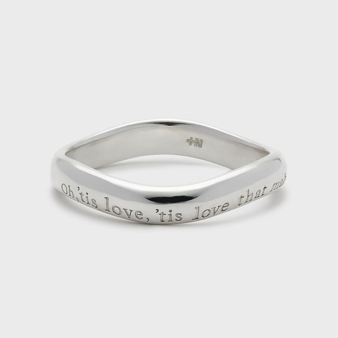 NOJESS　【新品未使用】★メッセージシルバーリング★13号