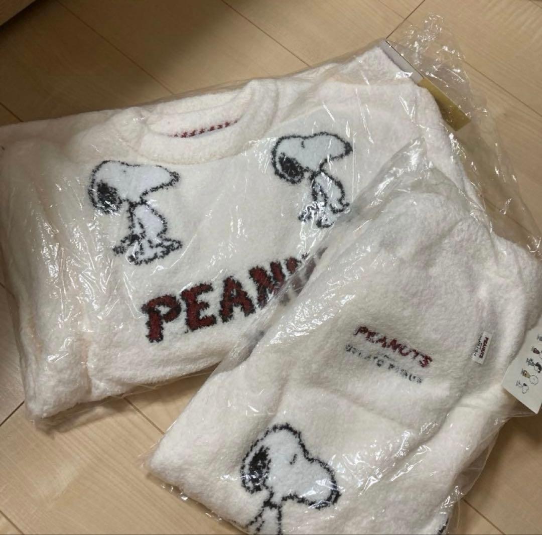 新品タグ付き　ジェラートピケ×スヌーピー　上下セット