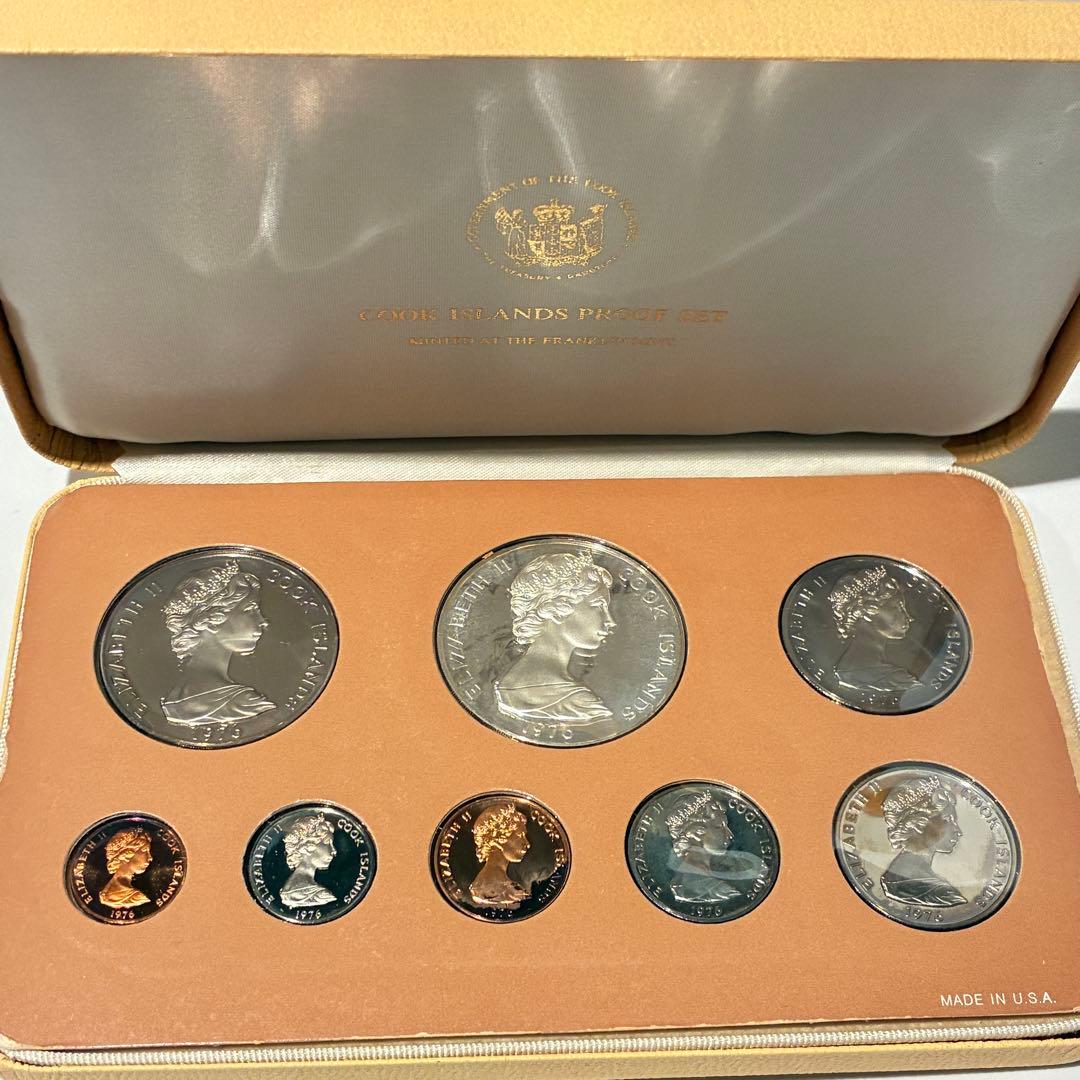 1976年クック諸島 プルーフ貨幣 セット フランクリン・ミント社