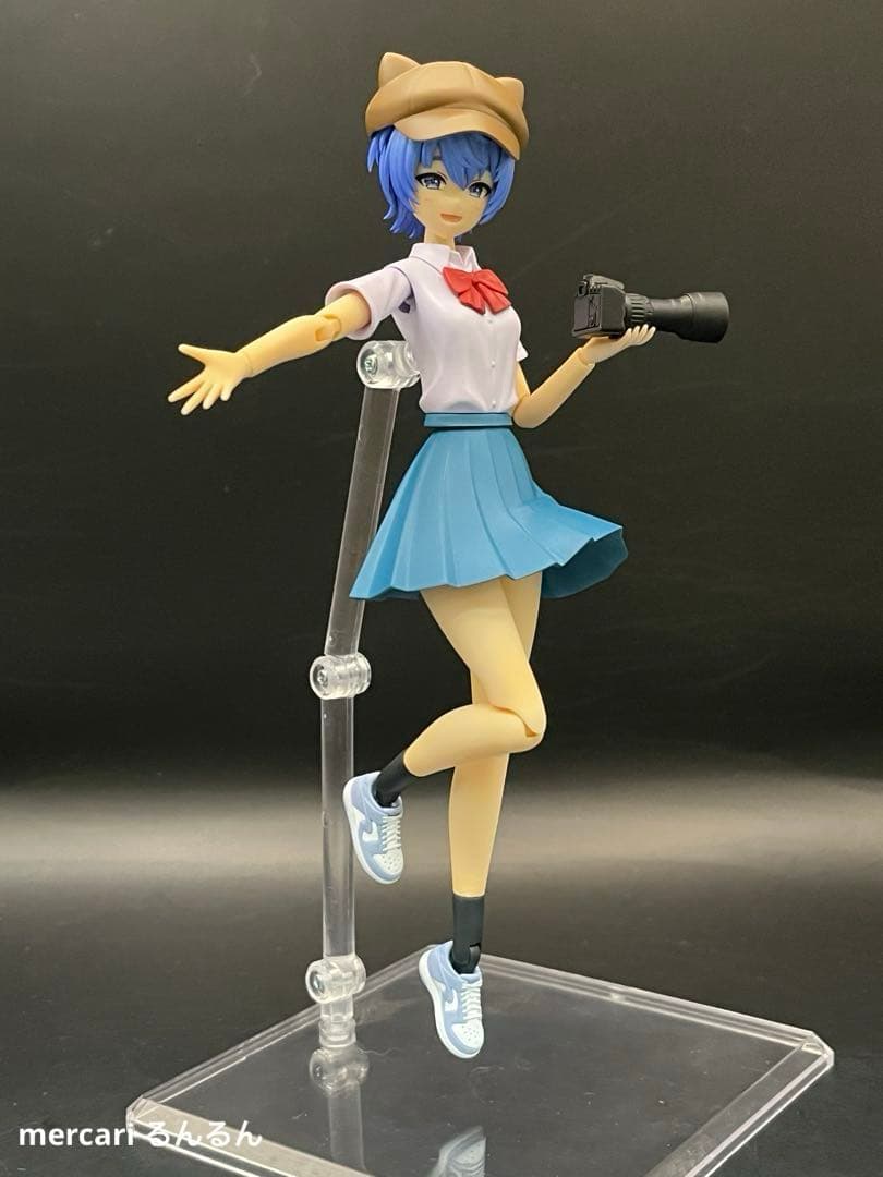 創彩少女庭園　虹村 映美　綾波レイカラーver＋モトコンポNERV塗装完成品