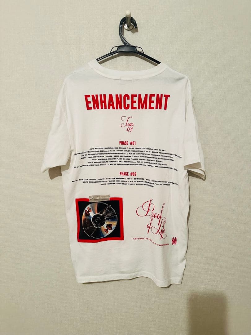 the GazettE ガゼット NINTH Tシャツ ホワイト