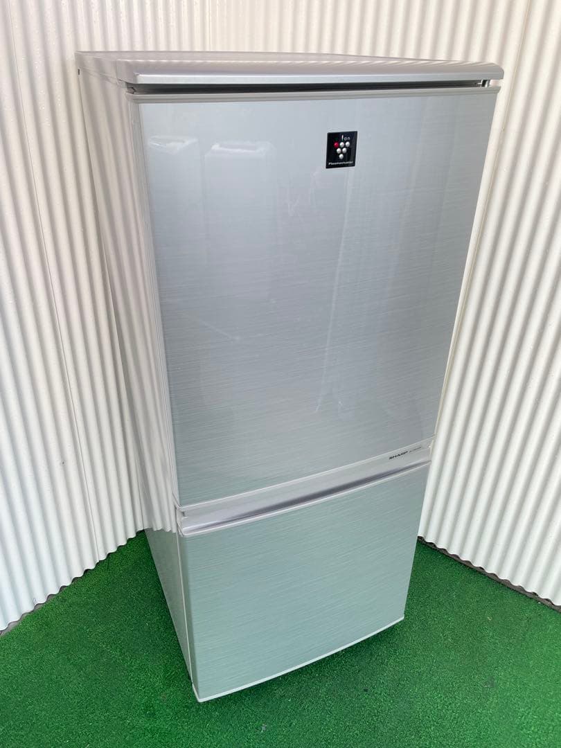 830 シャープ 左右付け替え可能ドア 2ドア冷蔵庫 一人暮らし 単身 シルバー