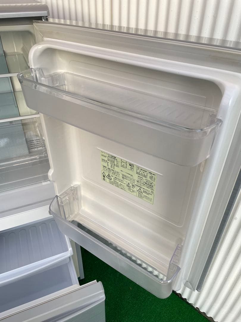 830 シャープ 左右付け替え可能ドア 2ドア冷蔵庫 一人暮らし 単身 シルバー