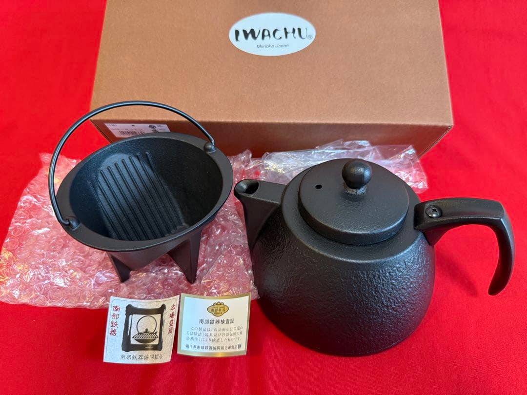 ★☆ まーくん専用 ★☆ 訳あり 未使用 岩鋳 コーヒーポット IH 南部鉄器