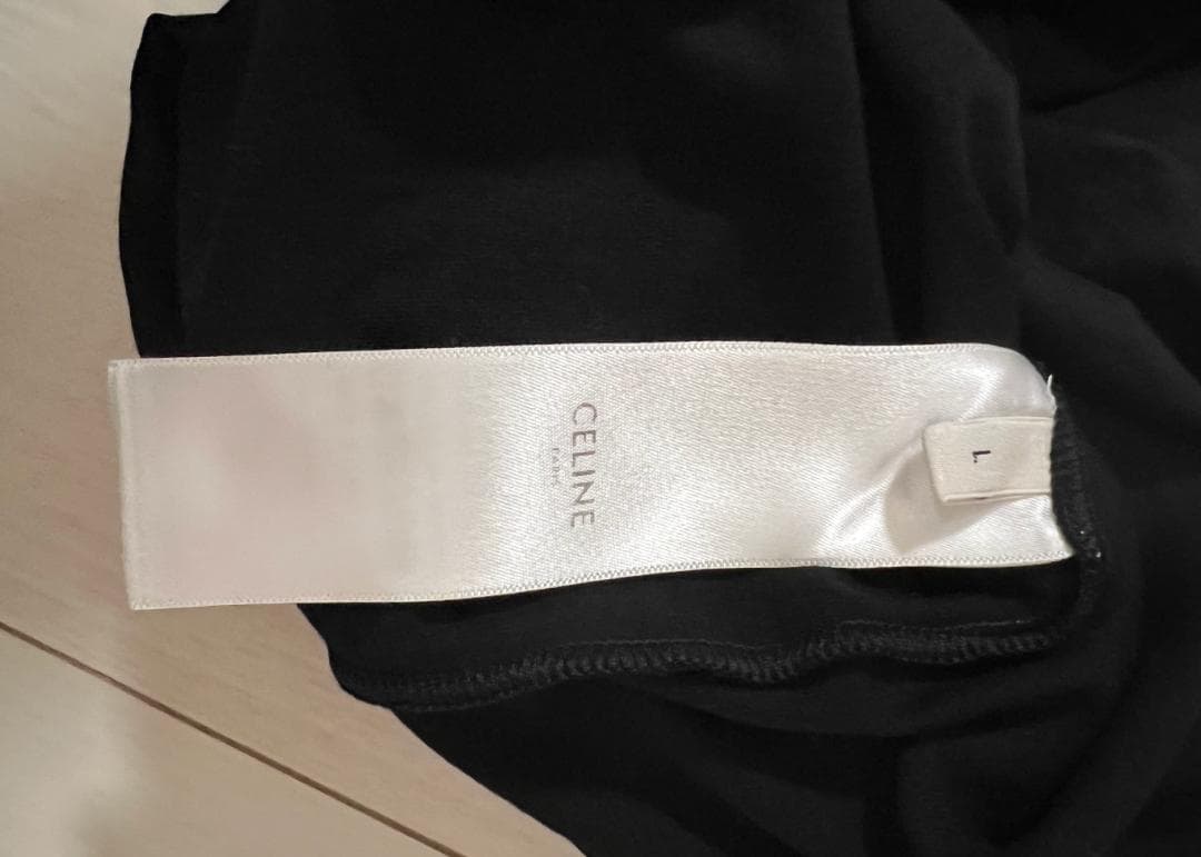 【国内正規品】CELINE ブラック ロゴ Tシャツ 定価8万