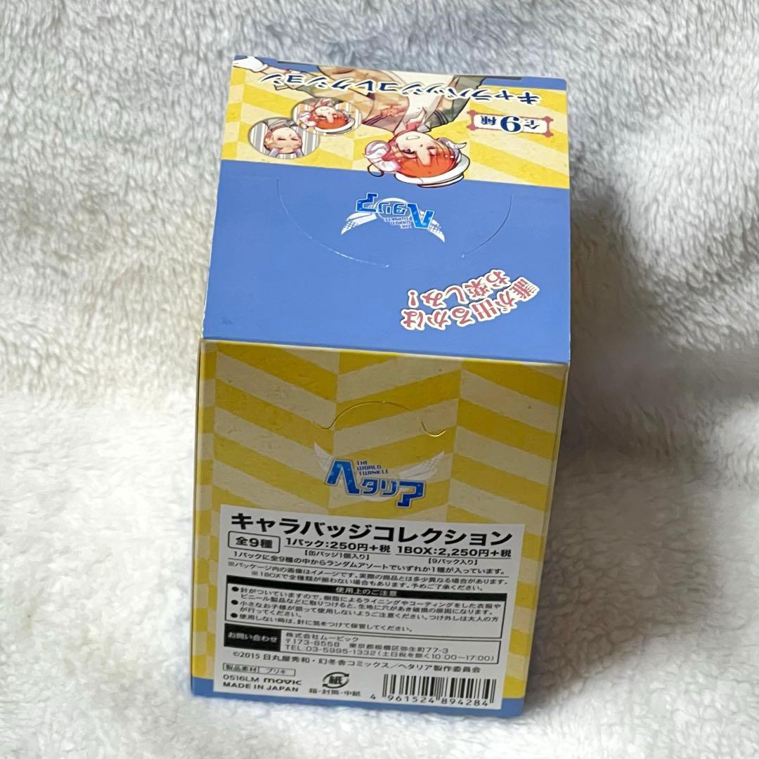 ヘタリア　つのたりあ　キャラバッジ　一箱（9個入り）