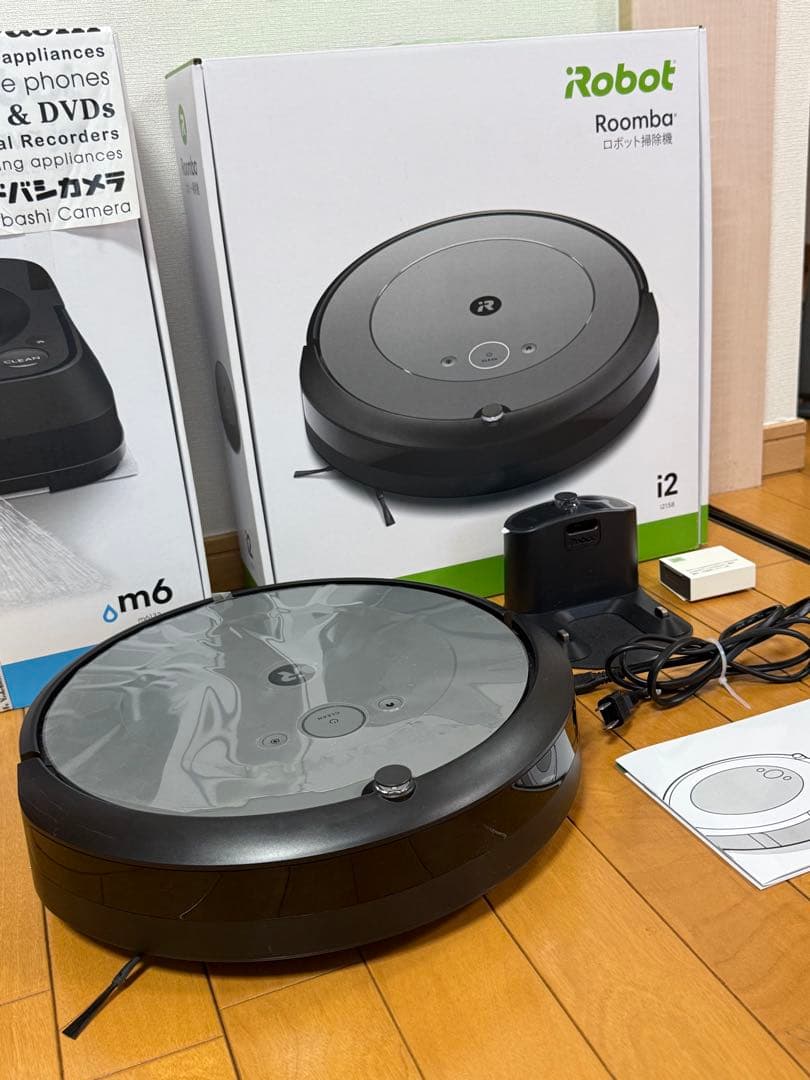【新品と中古】iRobot Roomba i2 & m6 ロボット掃除機セット