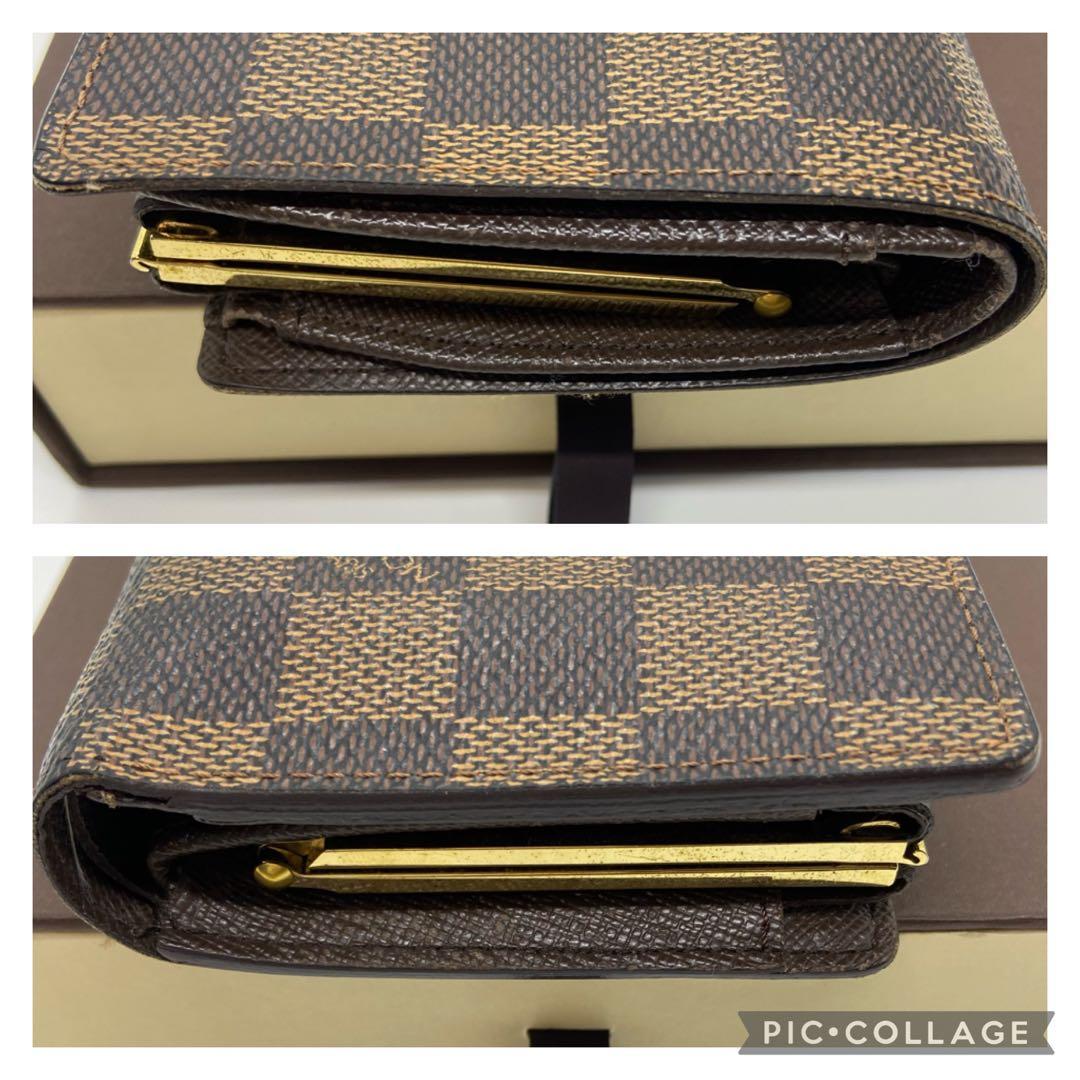 ルイヴィトン ダミエ ポルトフォイユ　ヴィエノワ がま口　財布