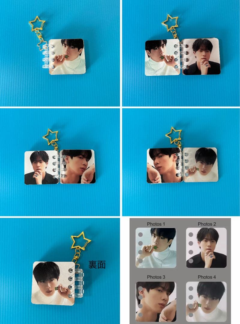 BTS JIN キャンバスポーチ（ブラック・ピンク）