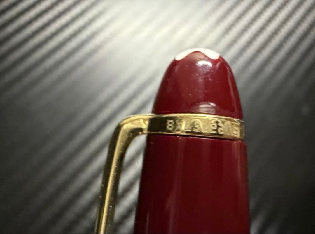 美品 モンブラン マイスターシュテュック 144 ボルドー 中白 M 万年筆