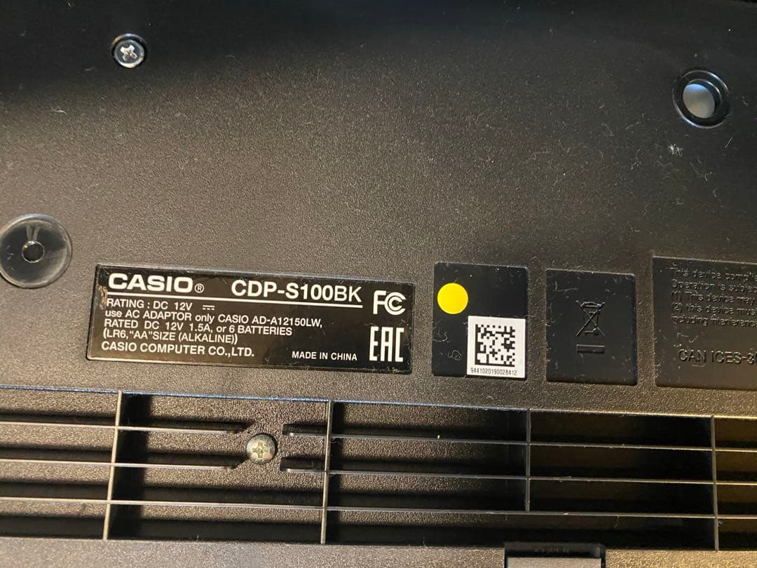 美品　カシオ 88鍵盤 デジタルピアノCDP-S100 付属品多数