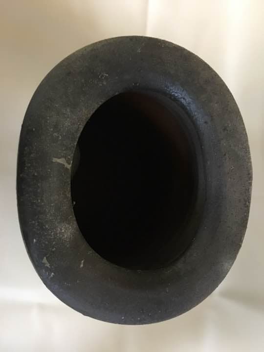 窯変 耳付き花入