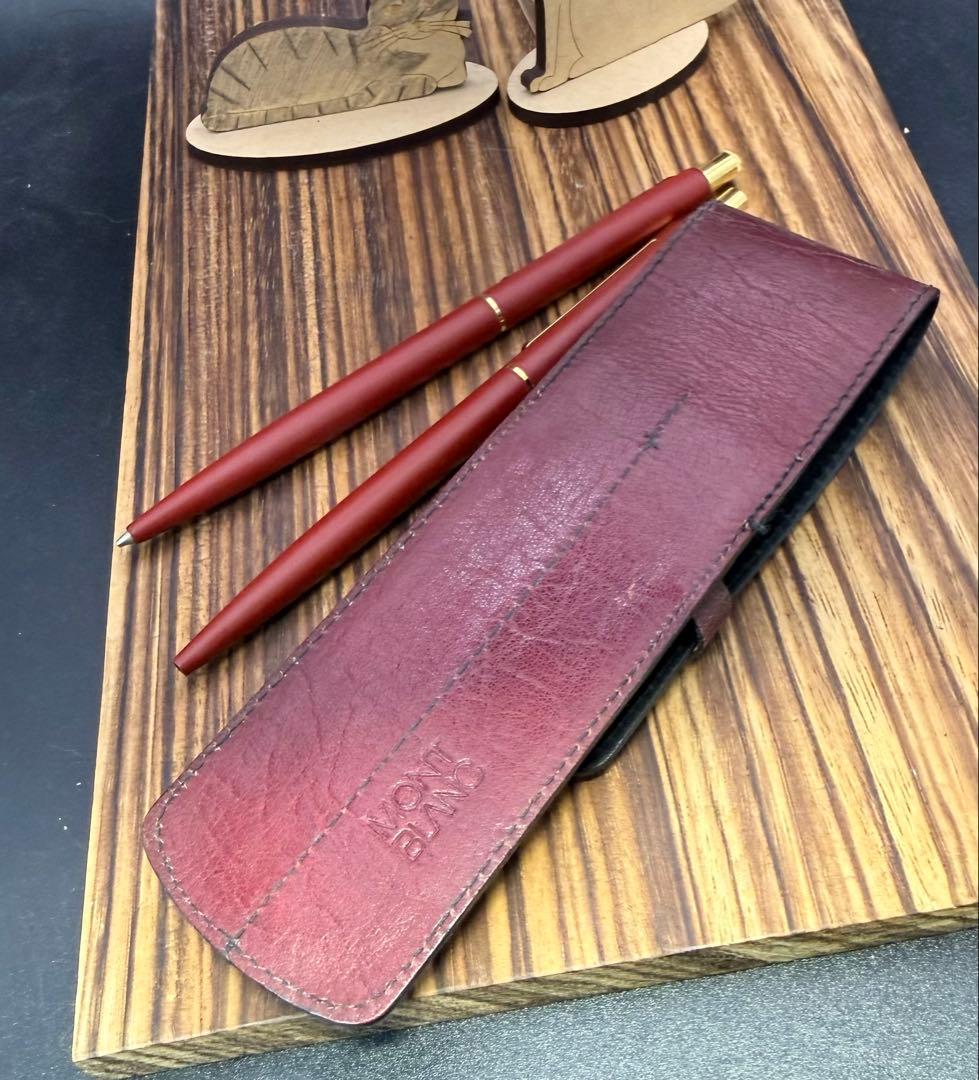 MONTBLANC スリムライン ボールペン シャーペン レッド