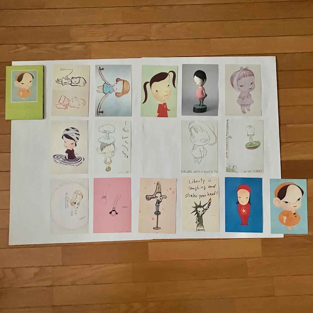 奈良美智 ポストカードセット Puddle Flowers 3冊セット