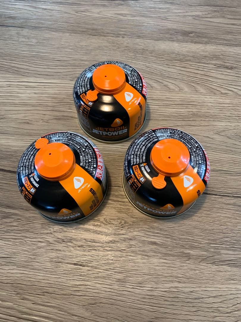 JETBOIL シングルバーナーコンロ ガス缶3本付き
