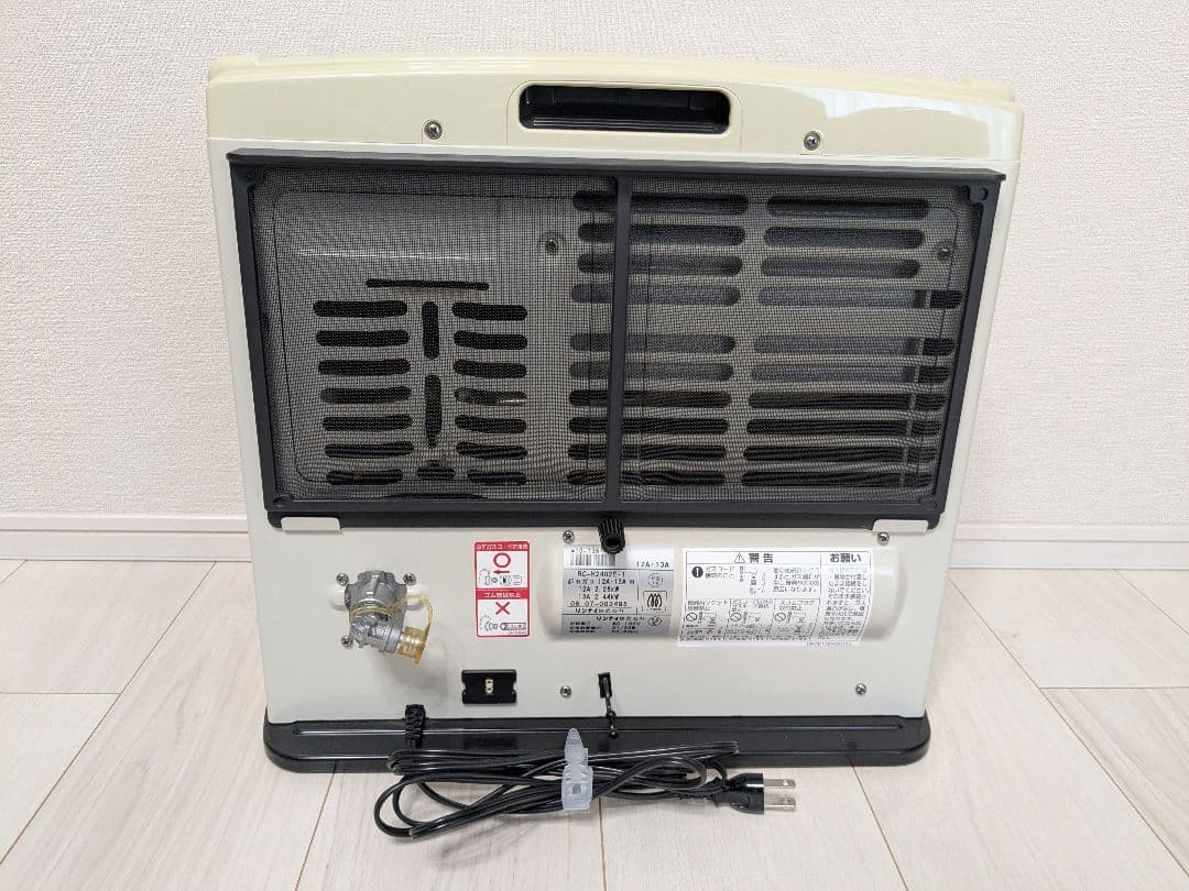 【美品】リンナイ 都市ガス ファンヒーター RC-H2402E-1