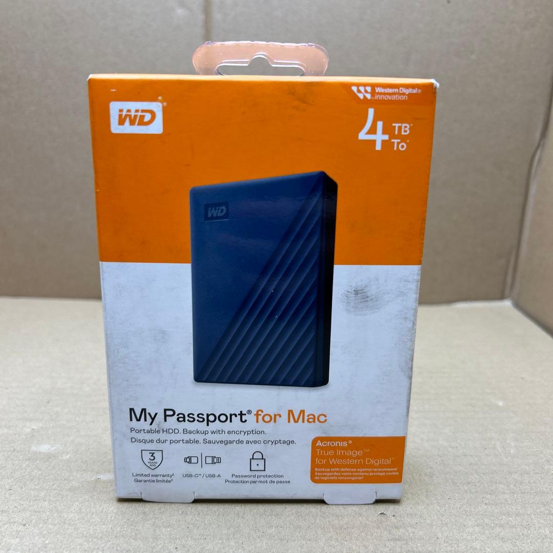 ウエスタンデジタル　WD Mac用ポータブルHDD 4TB