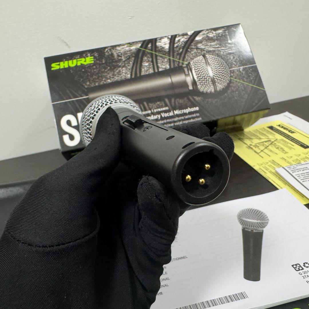 【新品未使用】大人気 ダイナミックマイク SHURE SM58-S