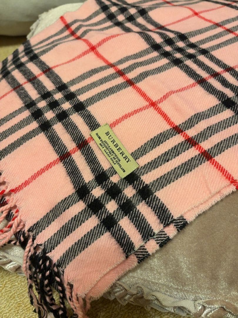 Burberry ひざ掛け マフラーセット