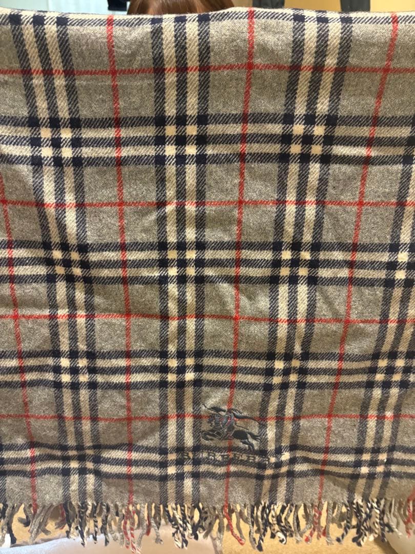 Burberry ひざ掛け マフラーセット