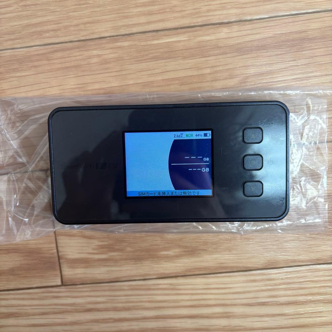 Speed Wi-Fi 5G X12ブラック クレードル付き