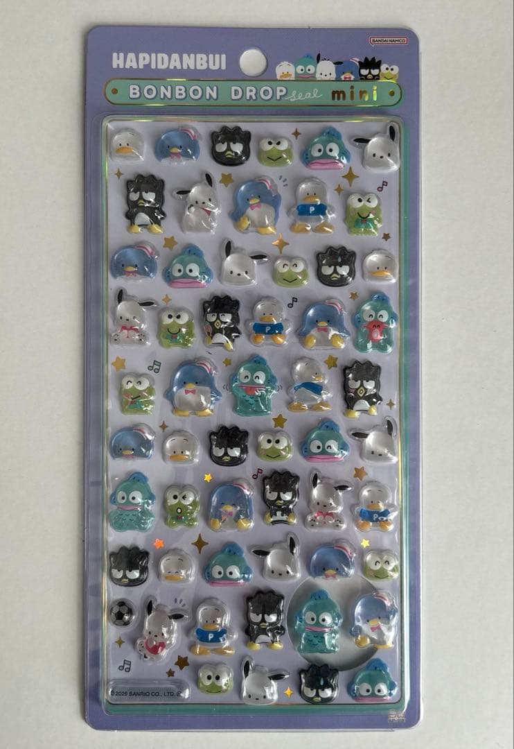正規品　サンリオ　ボンボンドロップシールmini 全８種 コンプリートセット