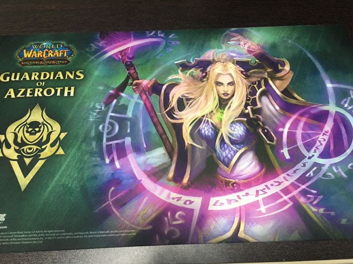 ハースストーン　ジェイナプラウドムーア　公式プレイマット