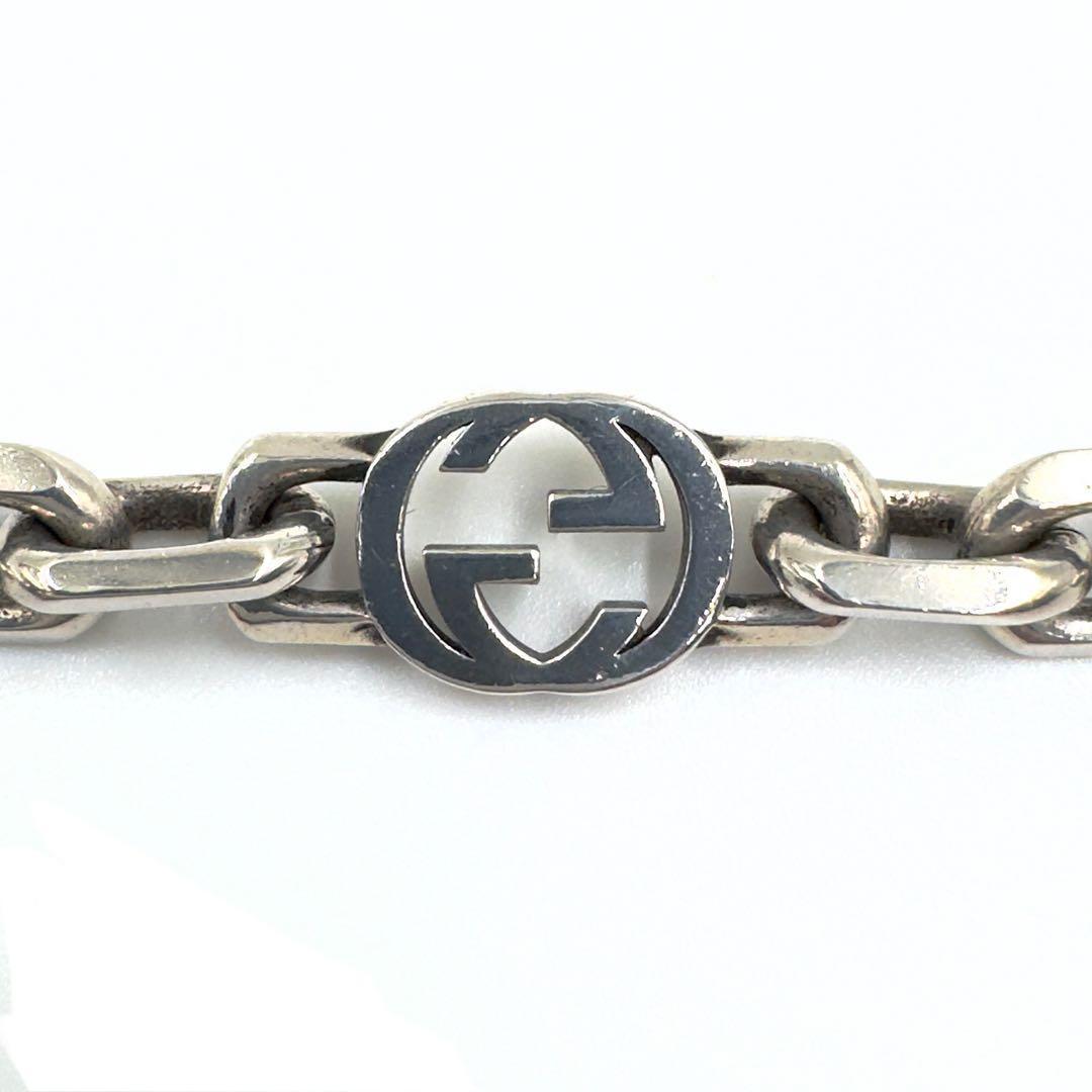 美品✨　グッチ　ブレスレット　正規品　インターロッキング　GG　620798