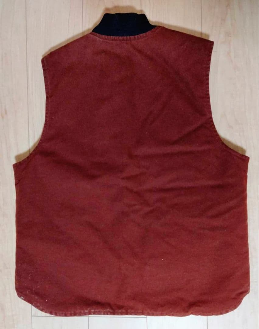 Carhartt バーガンディ ベスト Lサイズ　made in USA