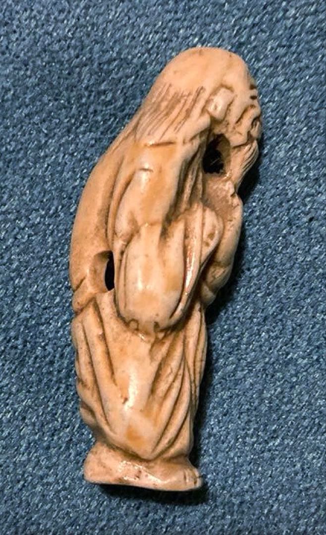 超希少品‼︎ 江戸レトロ　昭和レトロ　置物　仙人根付　縁起物　骨董品