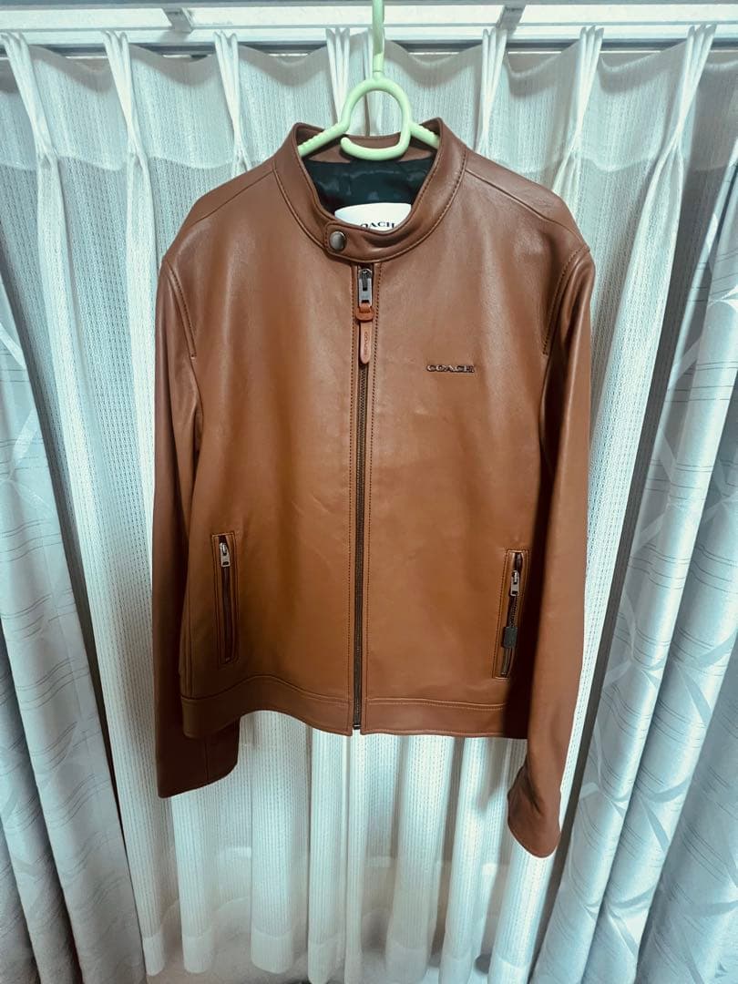 COACH レザーレーサーMサイズ
