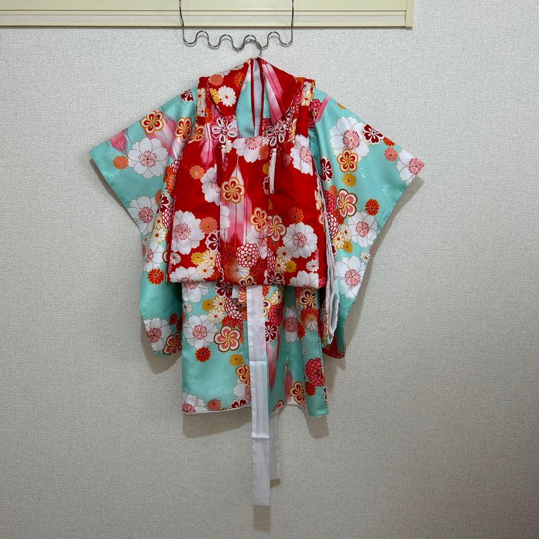 七五三　3歳女の子　双子　着物セット