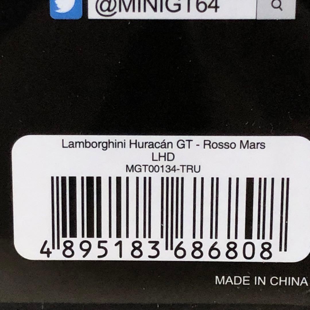 MINI GT　トイザらス限定　ランボルギーニ ウラカンGT　ロッソマーズ