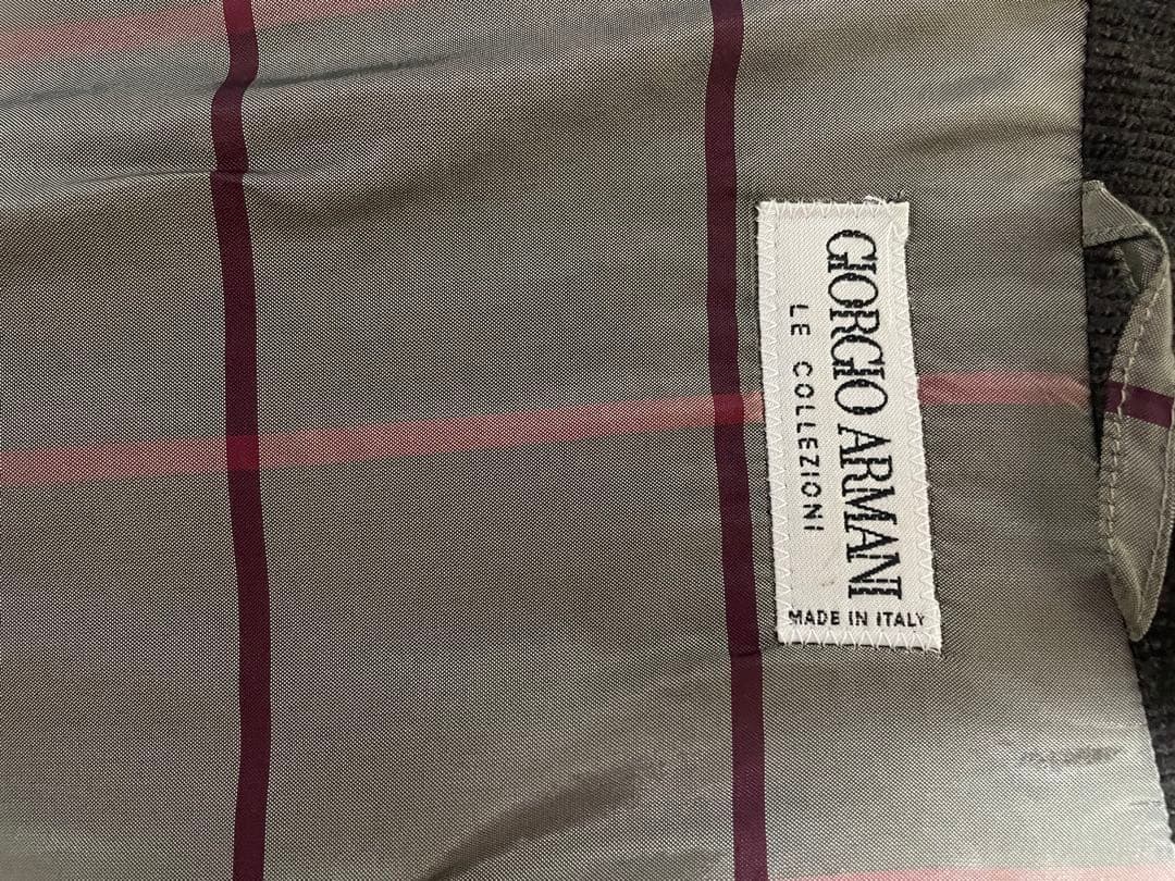 Giorgio Armani ダークブラウン ジャケット