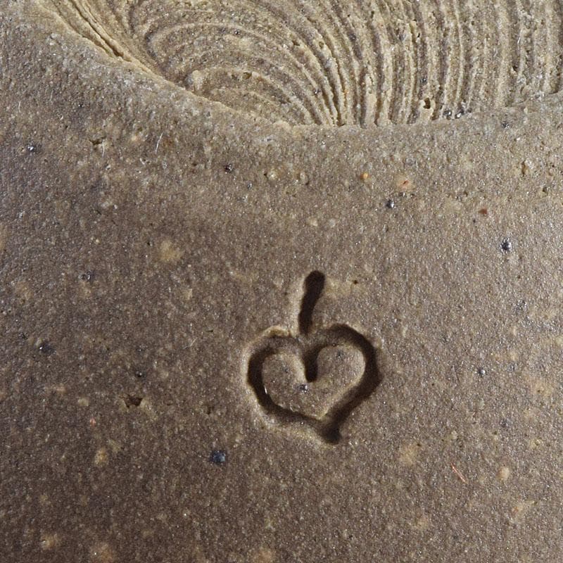 茶道具　瑞光窯造　佐々木八十二作　筒井写　瀬戸茶入　仕覆付　共箱　C　8909