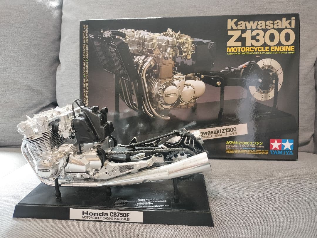 タミヤ　Kawasaki Z1300& HondaCB750F