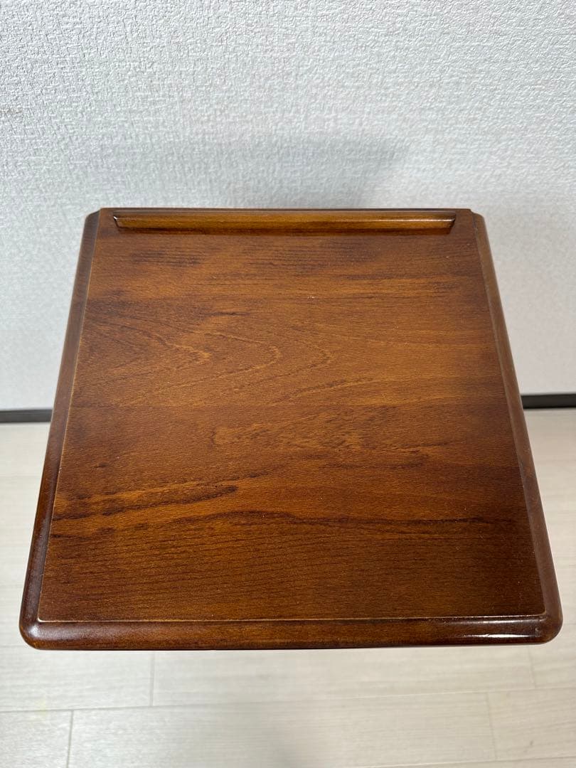 カリモク オールドカリモク 電話台 花台 飾り棚 ※i4※