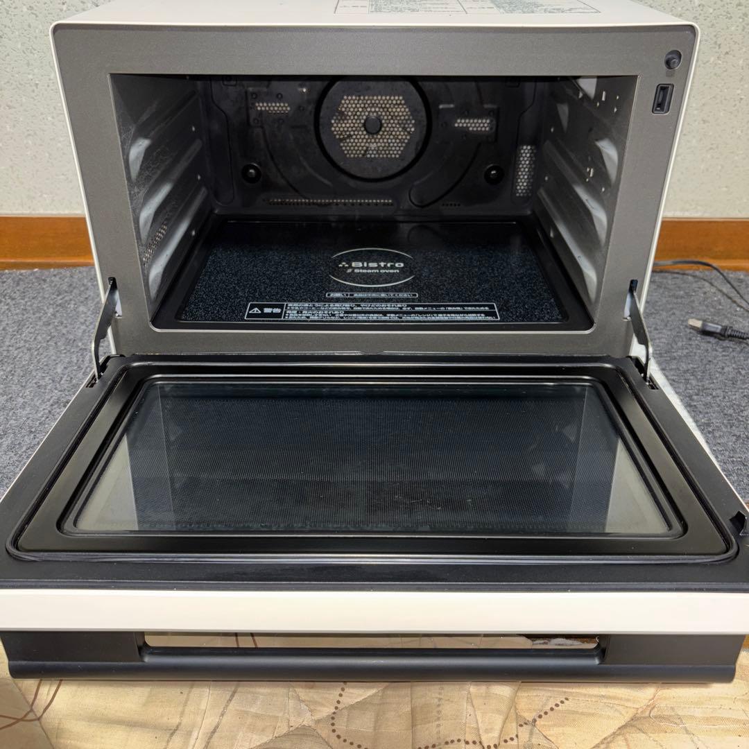 ジャンク品　2018年製パナソニックスチームオーブンレンジ　NE-BS805-W