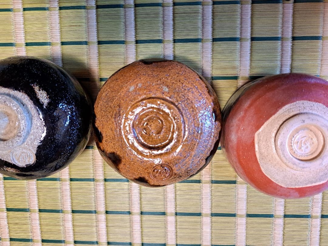 九代大樋長左衛門　12ヶ月茶碗　12客