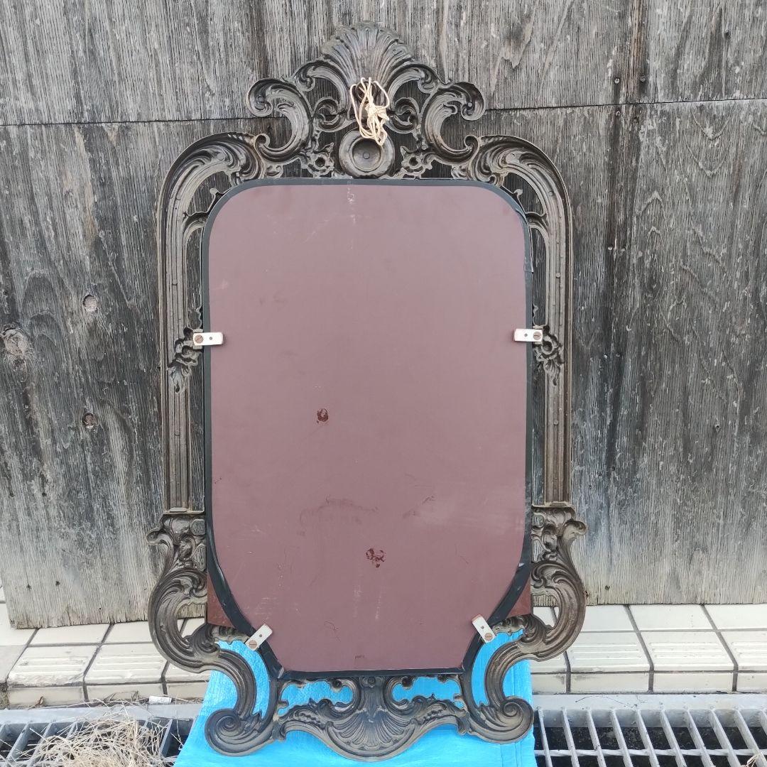 バロック様式 古い大きな鏡